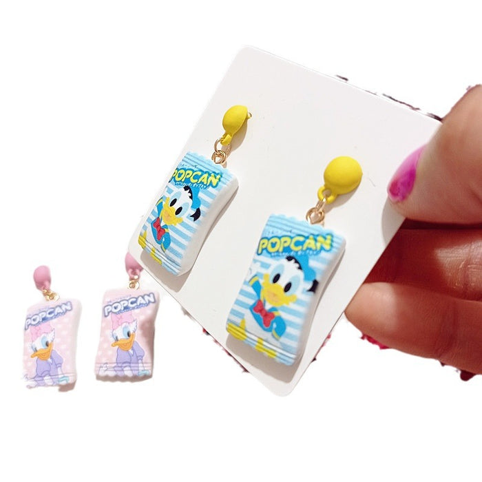 Wholesale Cute Resin Cartoon Earrings JDC-ES-Xiaox014