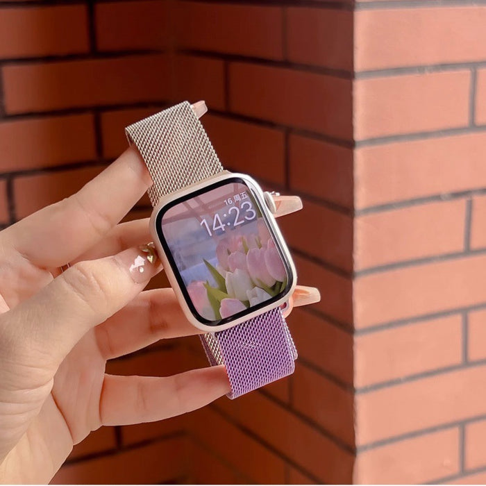 Wholesale iwatch watch strap apple watch metal gradient magnetic