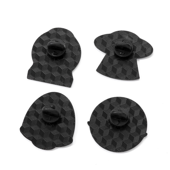 Wholesale Funny alien series badges cute cartoon space alien flying saucer brooch