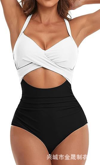 Wholesale Jumpsuit sexy women's swimsuit backless tight cross tie bikini