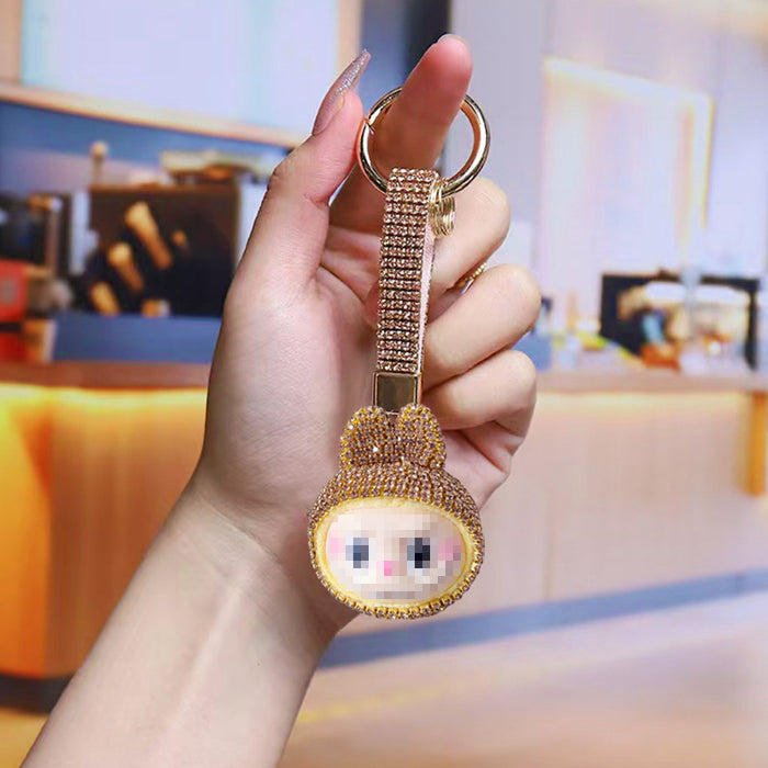 Wholesale Cute cartoon rhinestone keychain