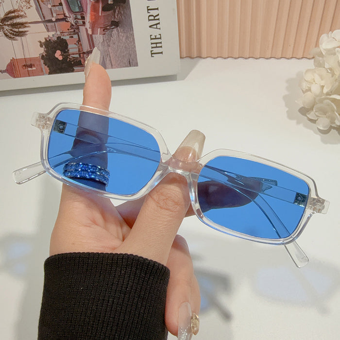 Wholesale New Fashion Sunglasses Square Sunglasses Unparalleled Versatile Simple Classic Large Frame Sunshade Mirror