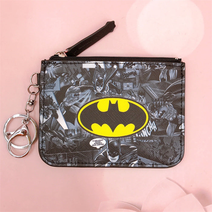 Wholesale PU Cartoon Printing with Key Ring Coin Card Holder JDC-WT-YaLL014