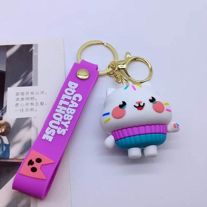 Wholesale Doll House Stereo Doll Key Chain Cute Bag Pendant Schoolbag Key Chain Small Commodities