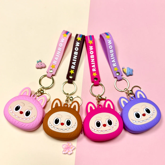 Wholesale Cartoon Cute Rab Coin Purse Keychain