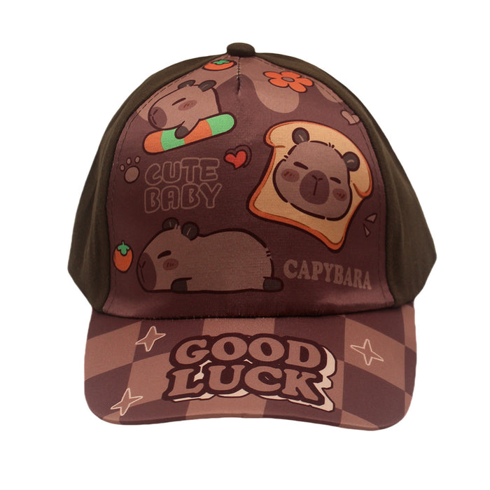 Wholesale Kapibala Print Children' s Baseball Hat