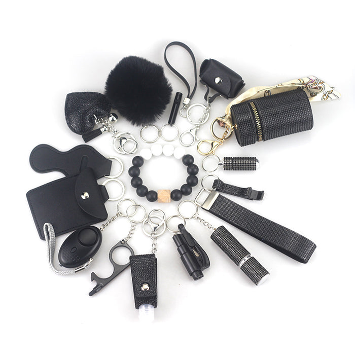 Wholesale Diamond Keychain 16-piece DIY Key Set JDC-KC-TouMS029