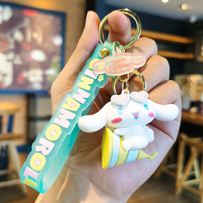 Wholesale Cartoon Doll Silicone Keychain JDC-KC-Tingm267