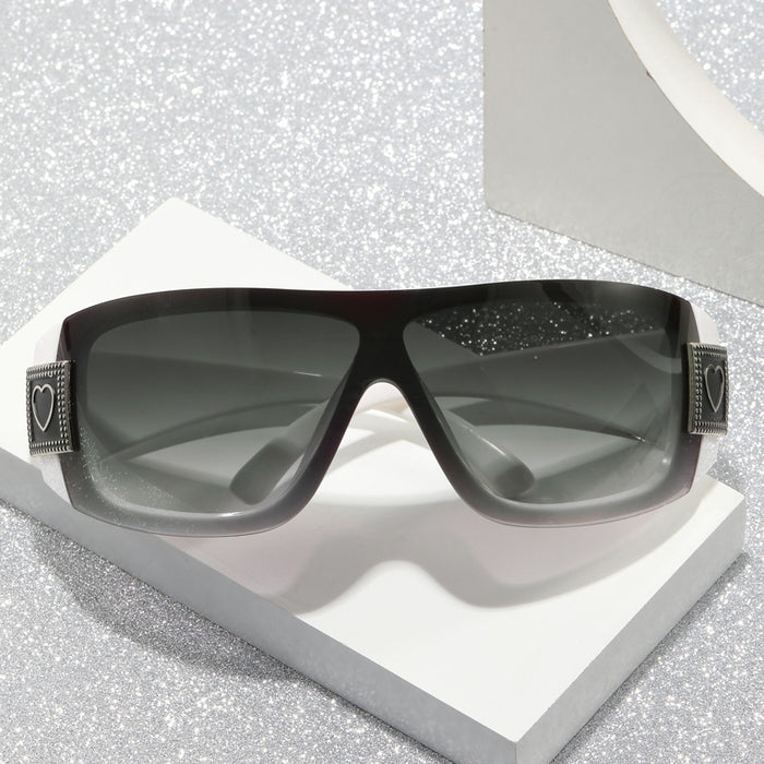 Wholesale Conjoined glasses, sunglasses, cycling high-end large frame