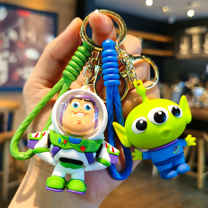 Wholesale PVC Cartoon Three-dimensional Keychain JDC-KC-TingM313