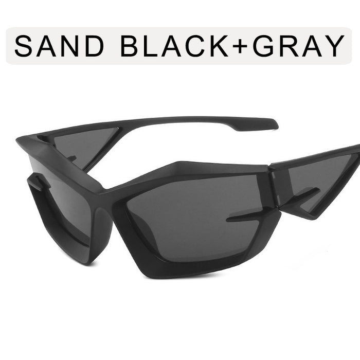 Wholesale Future technology oriented mecha sunglasses, new trendy and cool alien sunglasses