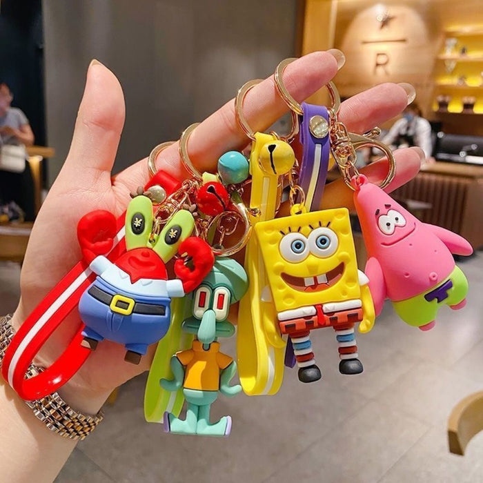 Wholesale Silicone Cartoon Doll Keychain JDC-KC-SengH001