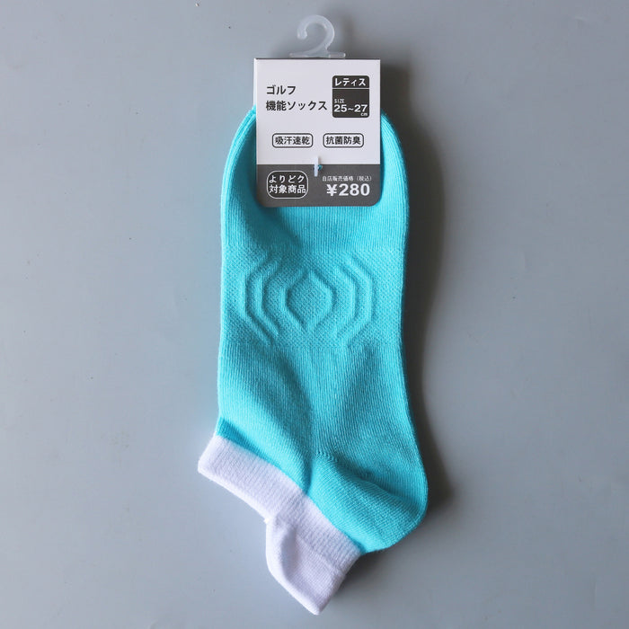 Wholesale Men's boneless anti friction sports socks, shallow mouth boat socks, sweat absorbing elastic short tube socks, cotton