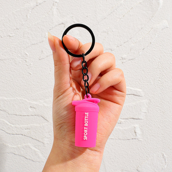 Wholesale Creative Mini Dumbbell Keychain