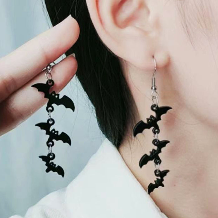 Wholesale  Bat Earrings Earrings Fashion Simple Personality Funny Step Bat Acrylic Earrings Earrings