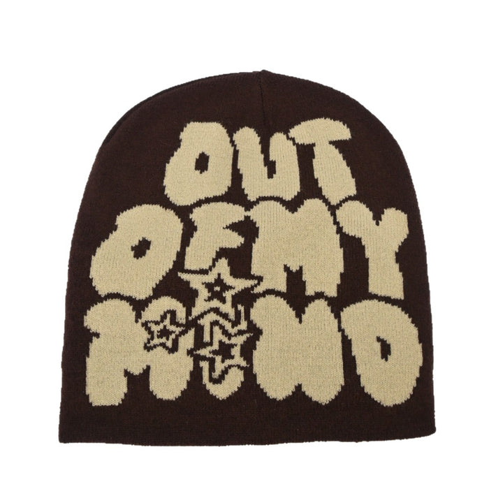 Wholesale Jacquard personalized street cold hat with no brim hat