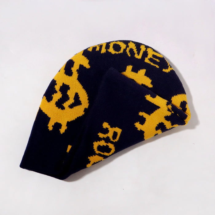 Wholesale Acrylic Money Pattern Knitted Hat JDC-FH-JunL002