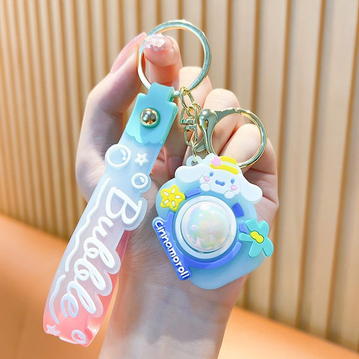 Wholesale Cartoon Flash Camera Cute Car Soft Jelly Decoration Couple's Backpack Cute Keychain Pendant