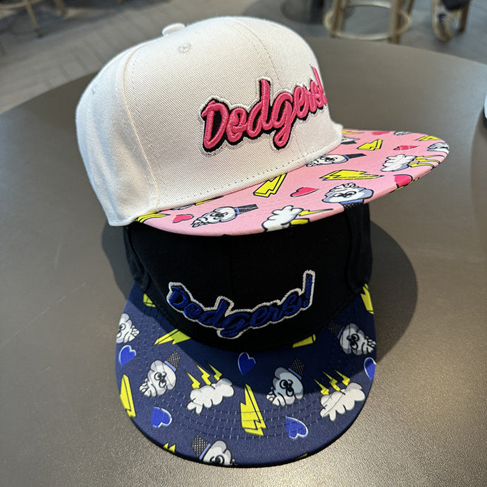 Wholesale Hip hop hats for men and women, spring and autumn baseball hats, student flat brimmed hats, summer sun visor hats