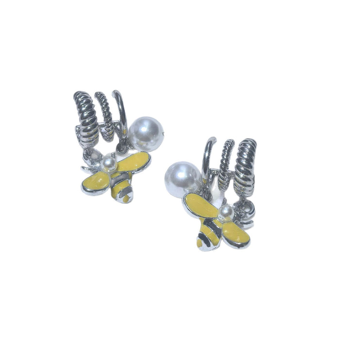 Wholesale Earrings in C-shape, new silver needle earrings, high-end feel, light luxury style