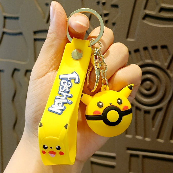 Wholesale Cute 3D Doll Silicone Keychain JDC-KC-MingT142