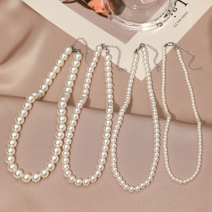 Wholesale Necklace, pearl collarbone chain, new style, fashionable and sexy necklace