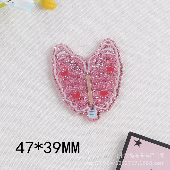 Wholesale Cartoon Pill Clothes Bottle Acrylic Pin DIY Patch Accessories JDC-FK-OuYie007