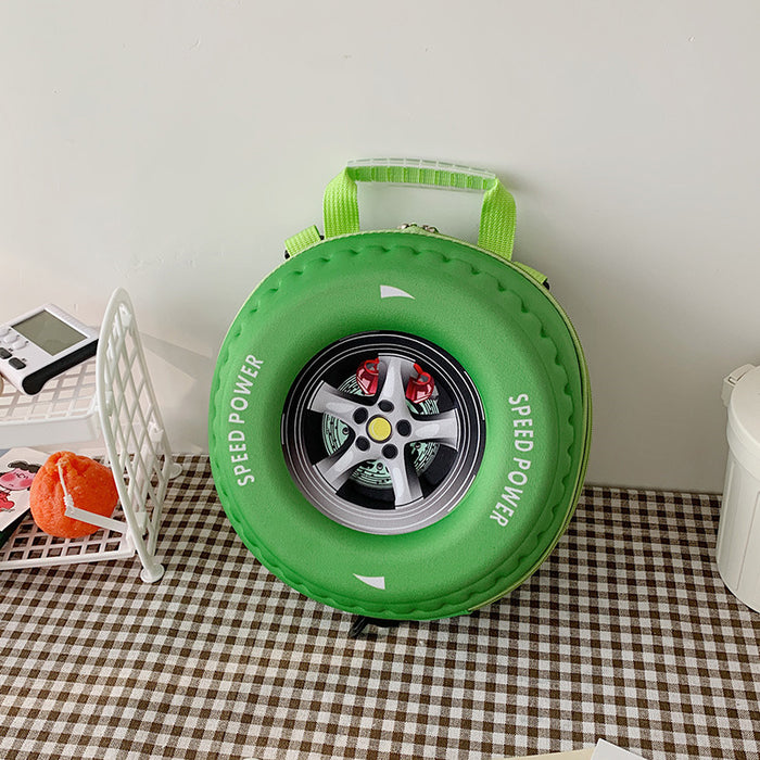 Wholesale New texture tire bag, simple and fashionable casual handbag, crossbody