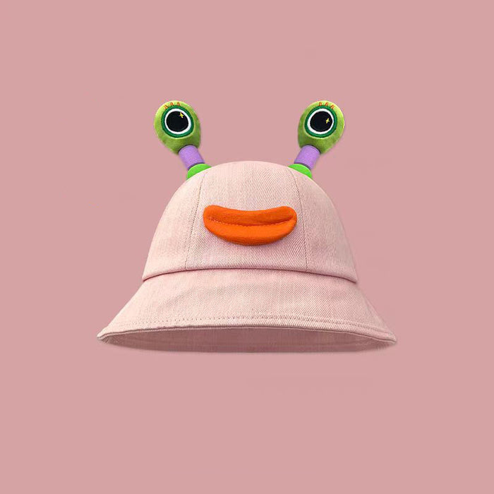 Wholesale Cute sunscreen basin hat, new cartoon fisherman hat