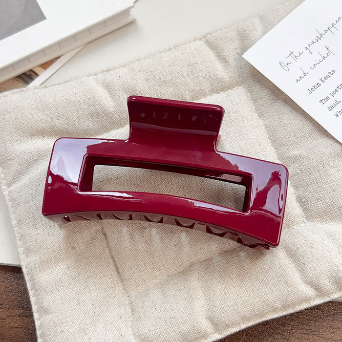 Wholesale Square Silicone Hair Clip Large Keel Design for Thick Hair Boutique Resale