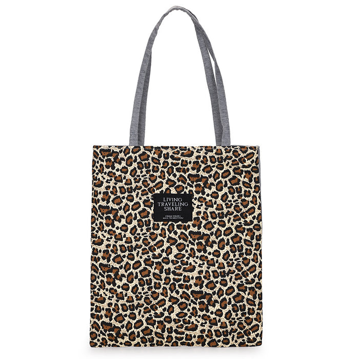 Wholesale Small niche, high-capacity commuting, fashionable design, leopard print handheld