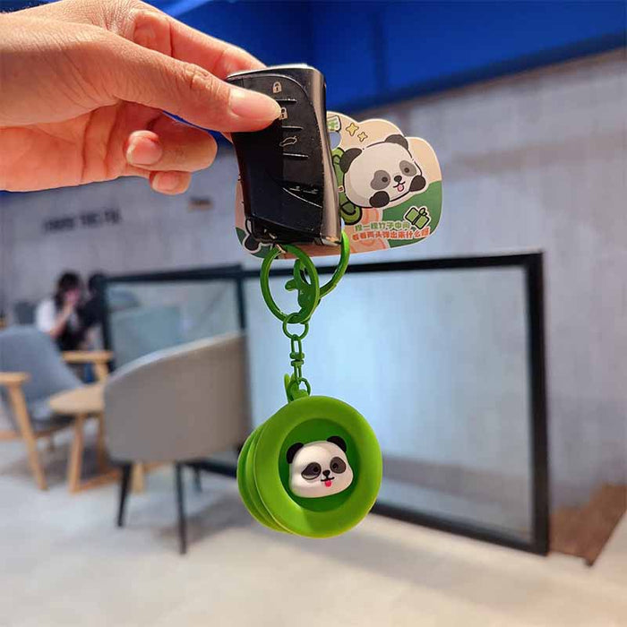 Wholesale Hugging bamboo panda, squeezing and relaxing toy, keychain, couple pendant