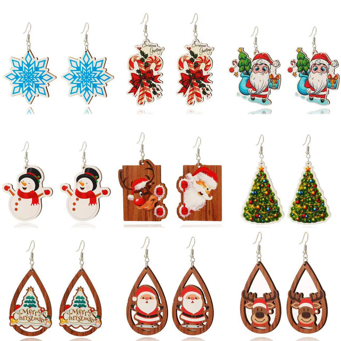 Wholesale Alloy Christmas Earrings Set