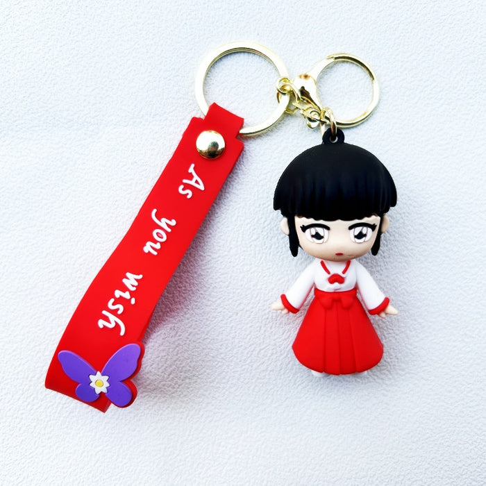 Wholesale PVC Cartoon Doll Keychain JDC-KC-WuYi153