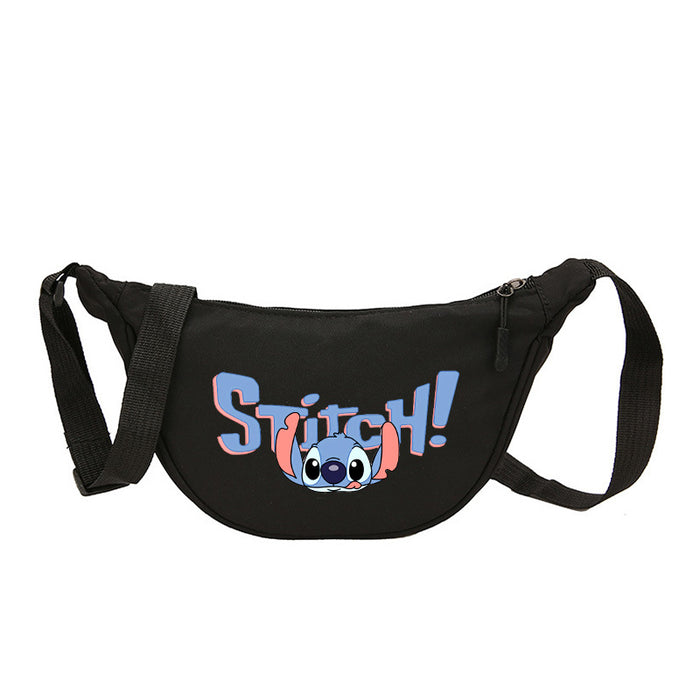 Wholesale Cartoon Print Nylon Crossbody Bag Women' s Bag Dumpling Bag Lightweight Simple Commuting