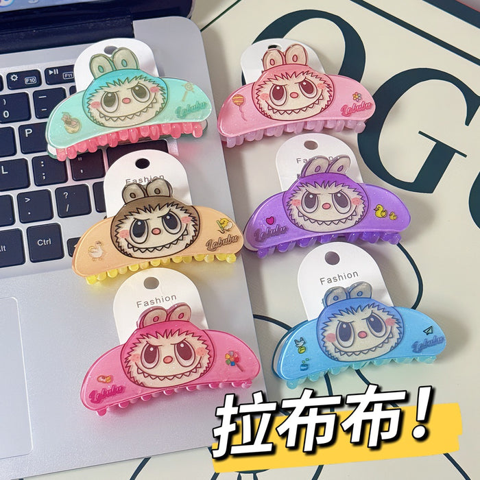 Wholesale Cartoon print kids'  hair clips available in a variety of colors