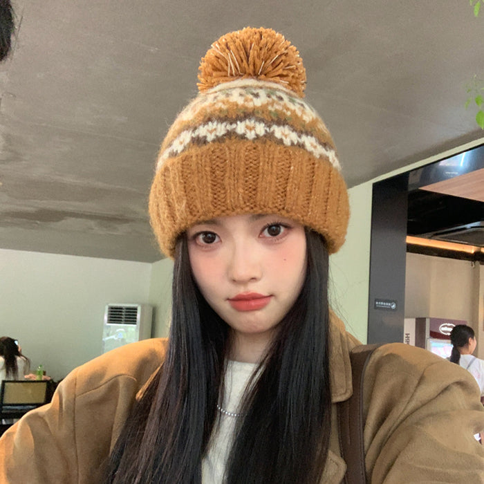 Wholesale Winter Warm Mao Ball Cover Hat JDC-FH-BG025