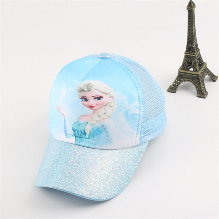 Wholesale Baby Hat Summer New Ice and Snow Girls Sunshade Cap Baseball Cap