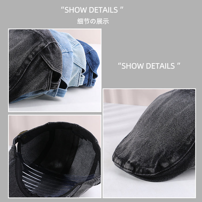 Wholesale Cowboy fashion retro hat versatile beret casual newsboy hat