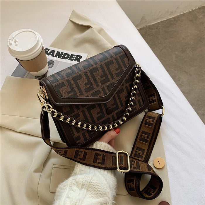 Wholesale Fashion Versatile Letter Print Shoulder Bag JDC-SD-Yuanai003