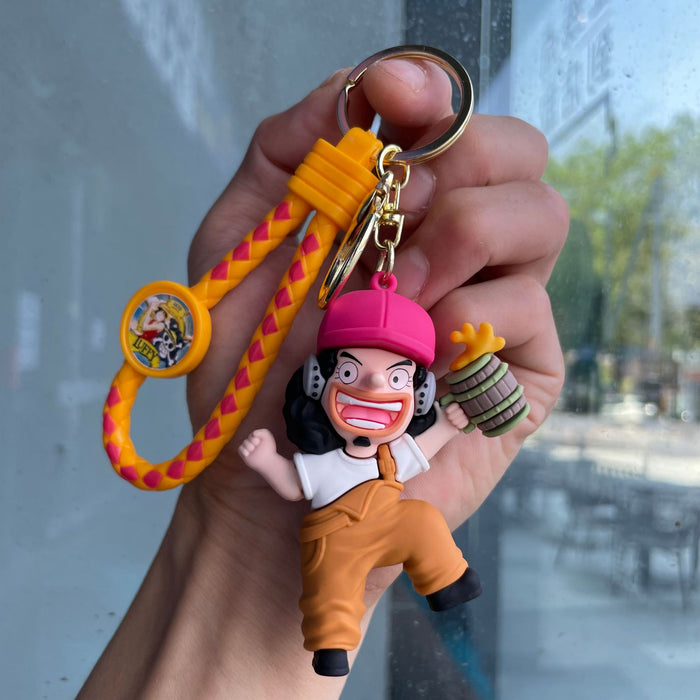 Wholesale Peripheral keychain cartoon doll couple bag pendant small gift wholesale