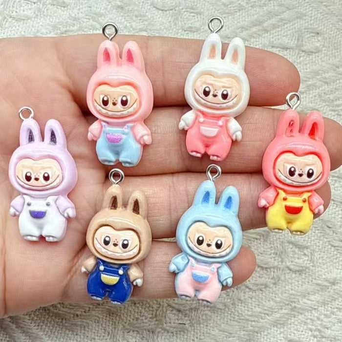 Wholesale 10pcs DIY Cream Clay Headwear Hair Clips,  Refrigerator Magnets,  Shoe Buckles,  Earrings,  Keychains Pendant