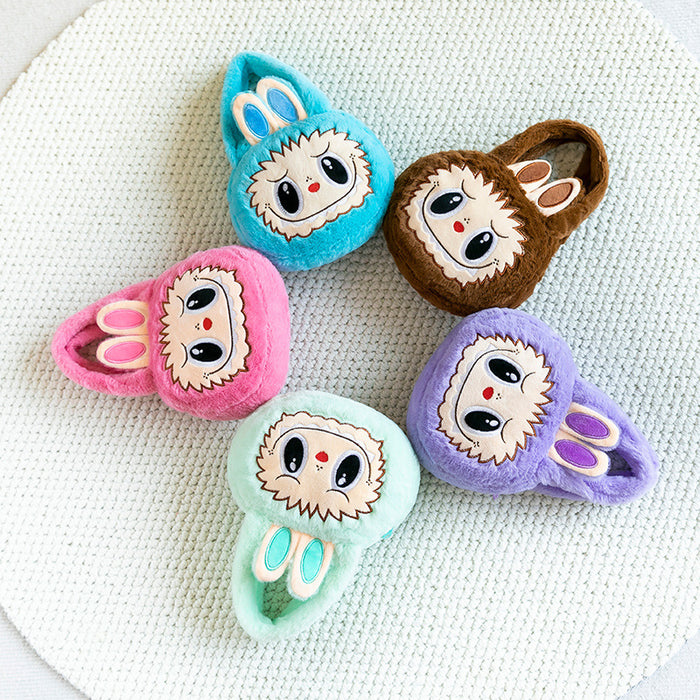 Wholesale Color Rags Plush Bag Children' s Casual Doll Bag Girl' s Cartoon Creative Snacks Portable Shoulder Bag