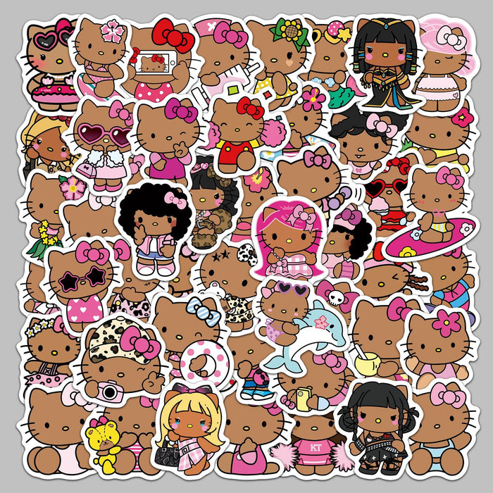 Wholesale 50  Cat Stickers Creative Handbook Material Stickers