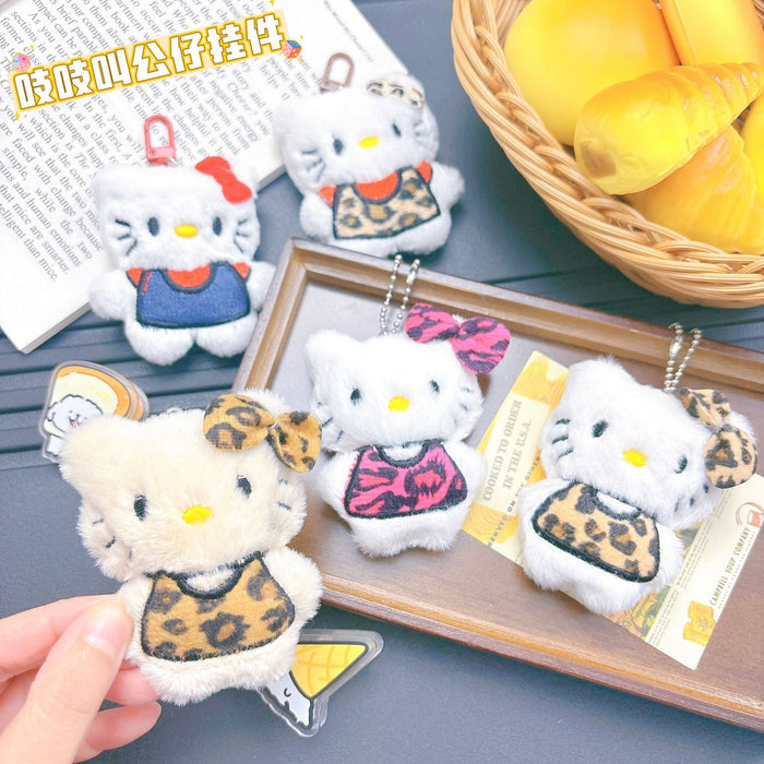 Wholesale Squeaking Cat Plush Pendant Cute Doll Keychain Pendant Doll Machine