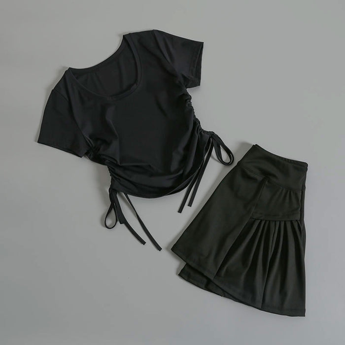 Wholesale New popular sports skirt style slimming and conservative one-piece swimsuit