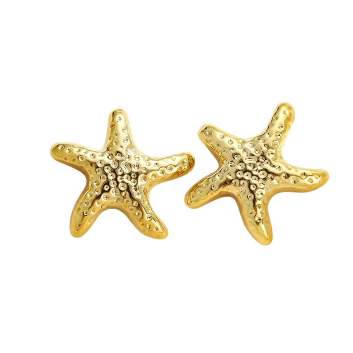Wholesale Retro Simple Ocean Starfish Earrings