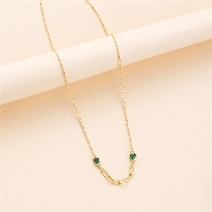 Wholesale Versatile and minimalist necklace, new heart-shaped temperament necklace