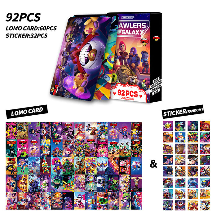 Wholesale 184pcs Double sided high-definition color printed photo card,  anime peripheral collection card,  sticker