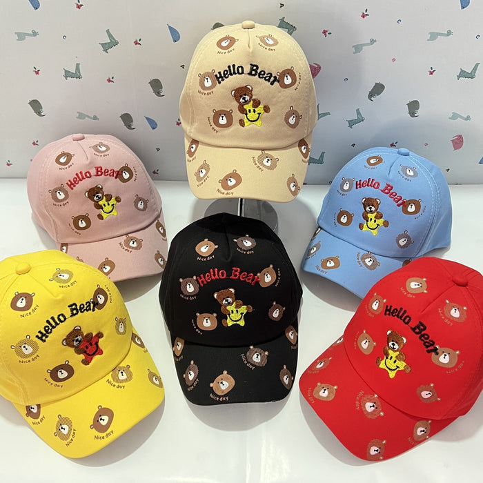 Wholesale Baby cartoon baseball boys and girls hat